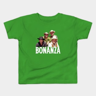 Bonanza - Group - Tv Western Kids T-Shirt